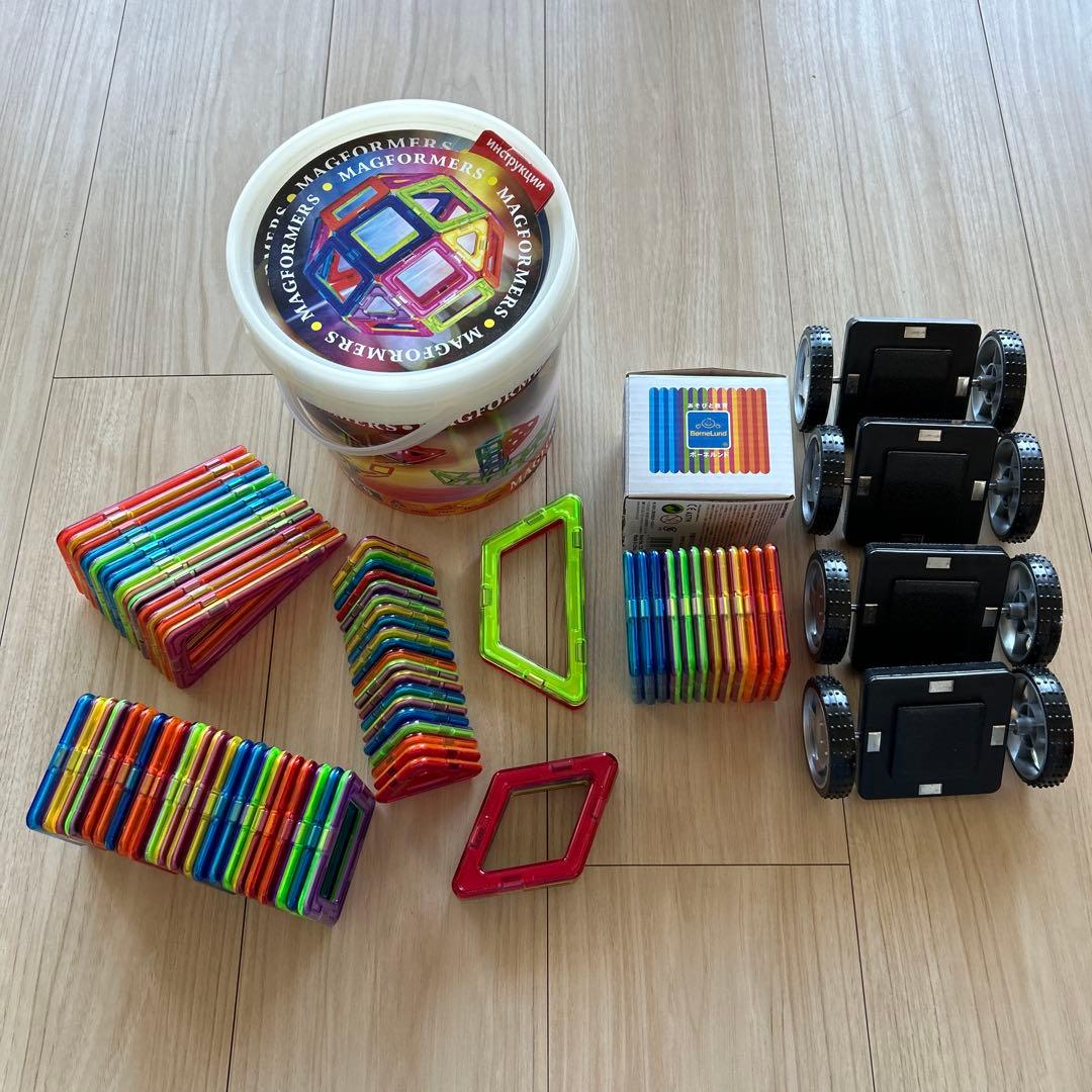 Magformers 磁石付きブロック セット