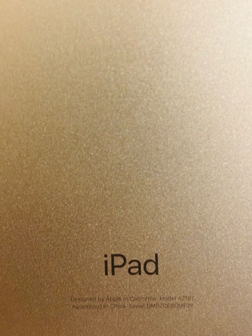 【ジャンク】iPad 第7世代128Gゴールド(リカバリーモード・修復不可） ※