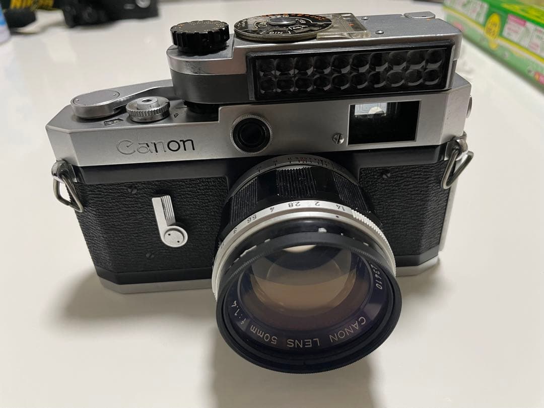 Canon P + Canon 50mm F1.4 L39 + 露出計 セット