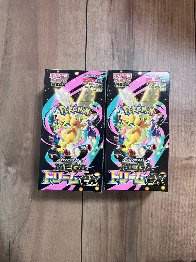 ポケモンカード MEGAドリームex シュリンクなし2BOX