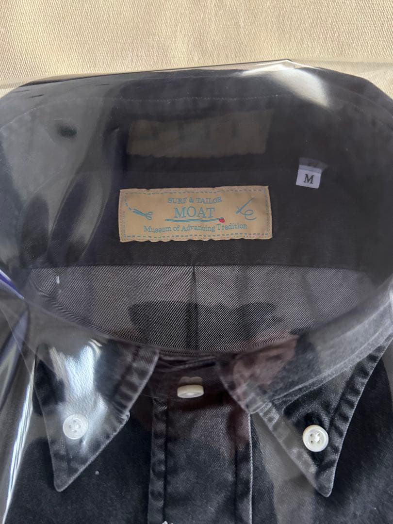 Surf&TailorMOAT サーフ&テーラー モート ブラックデニムシャツ