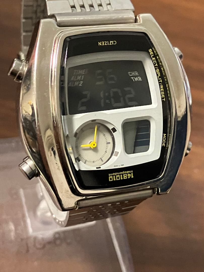 citizen independent アナデジ　稼働品