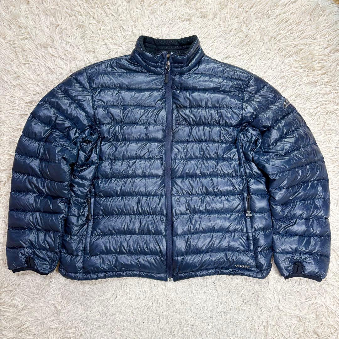 Eddie Bauer down puffer jacket XL 紺