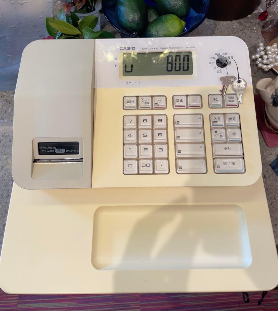 CASIO　レジスター　SE-G2　人気機種　送料無料　4018