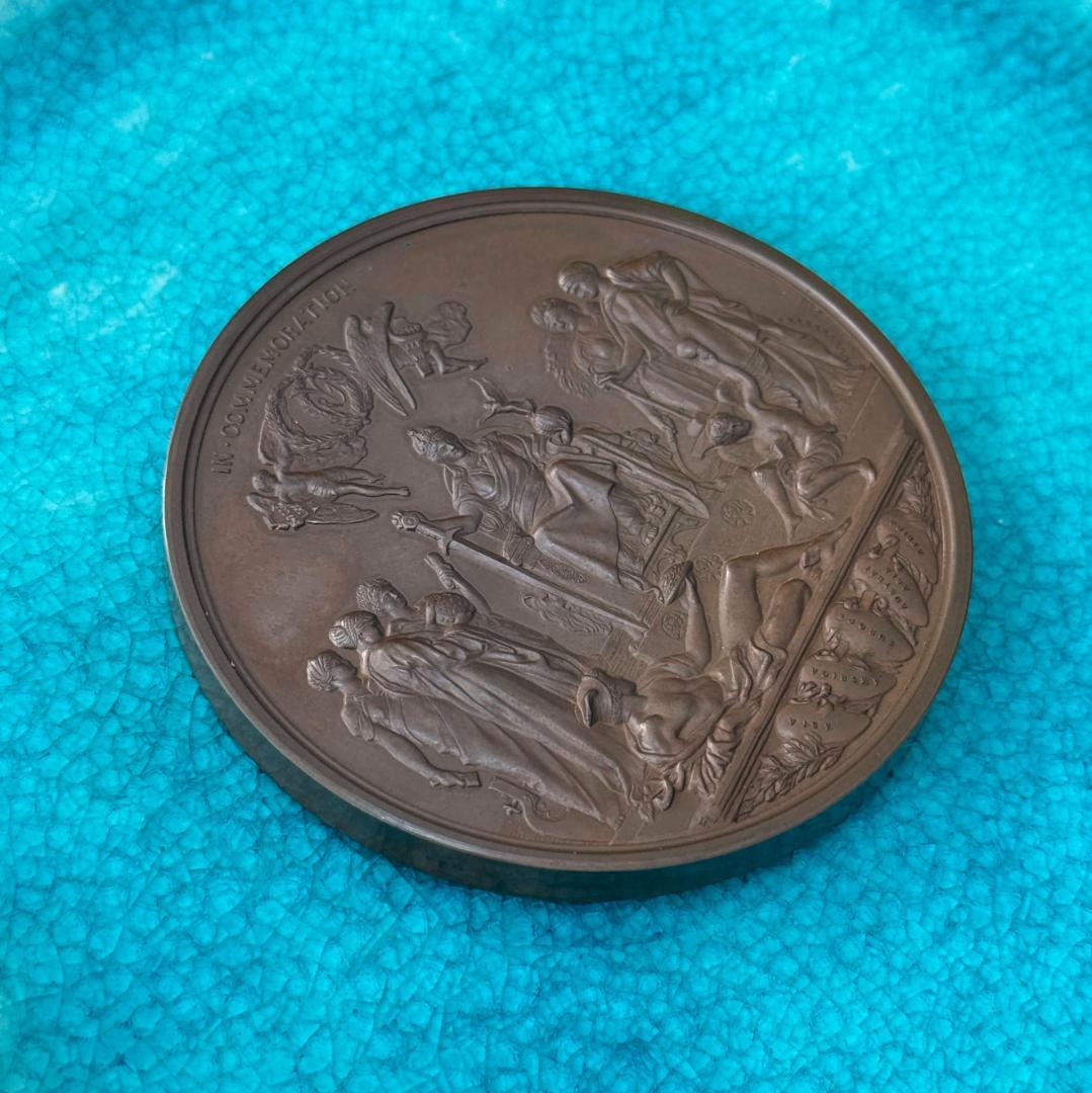 専用手配品　1887ヴィクトリア ゴールデン ジュビリー 大型 ブロンズ メダル