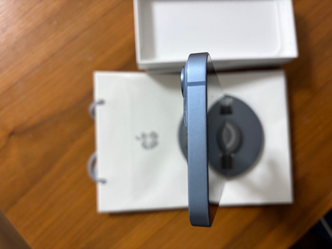 【年内値下げ可】iPhone本体　14ブルー 充電最大容量98% SIMフリー