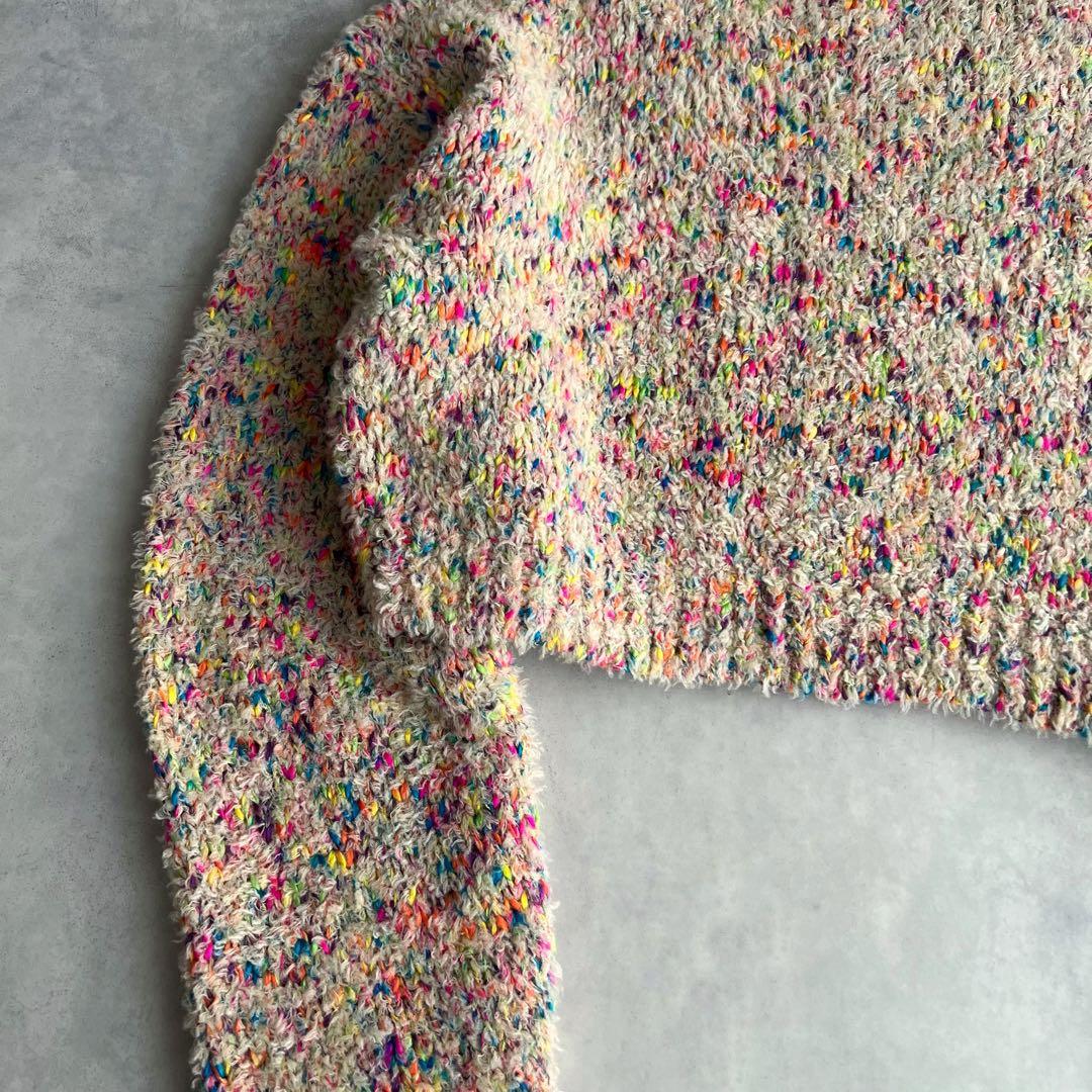 ＜6(ROKU)＞マルチスラブ クルーネック ニット