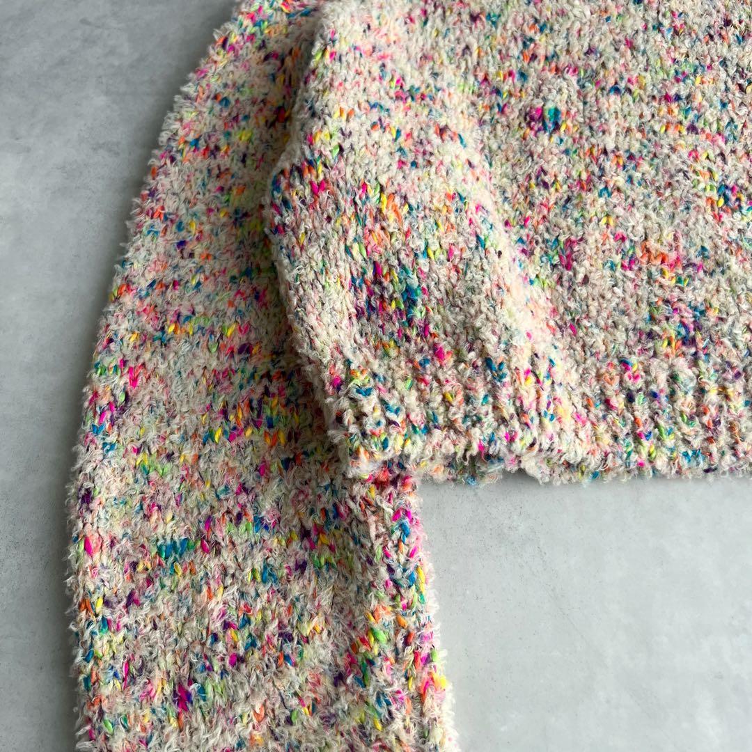 ＜6(ROKU)＞マルチスラブ クルーネック ニット