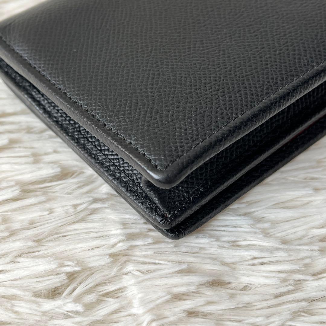 ⭐️未使用級⭐️　ブルガリ　BB Man　長財布　二つ折り　ブラック　サークル