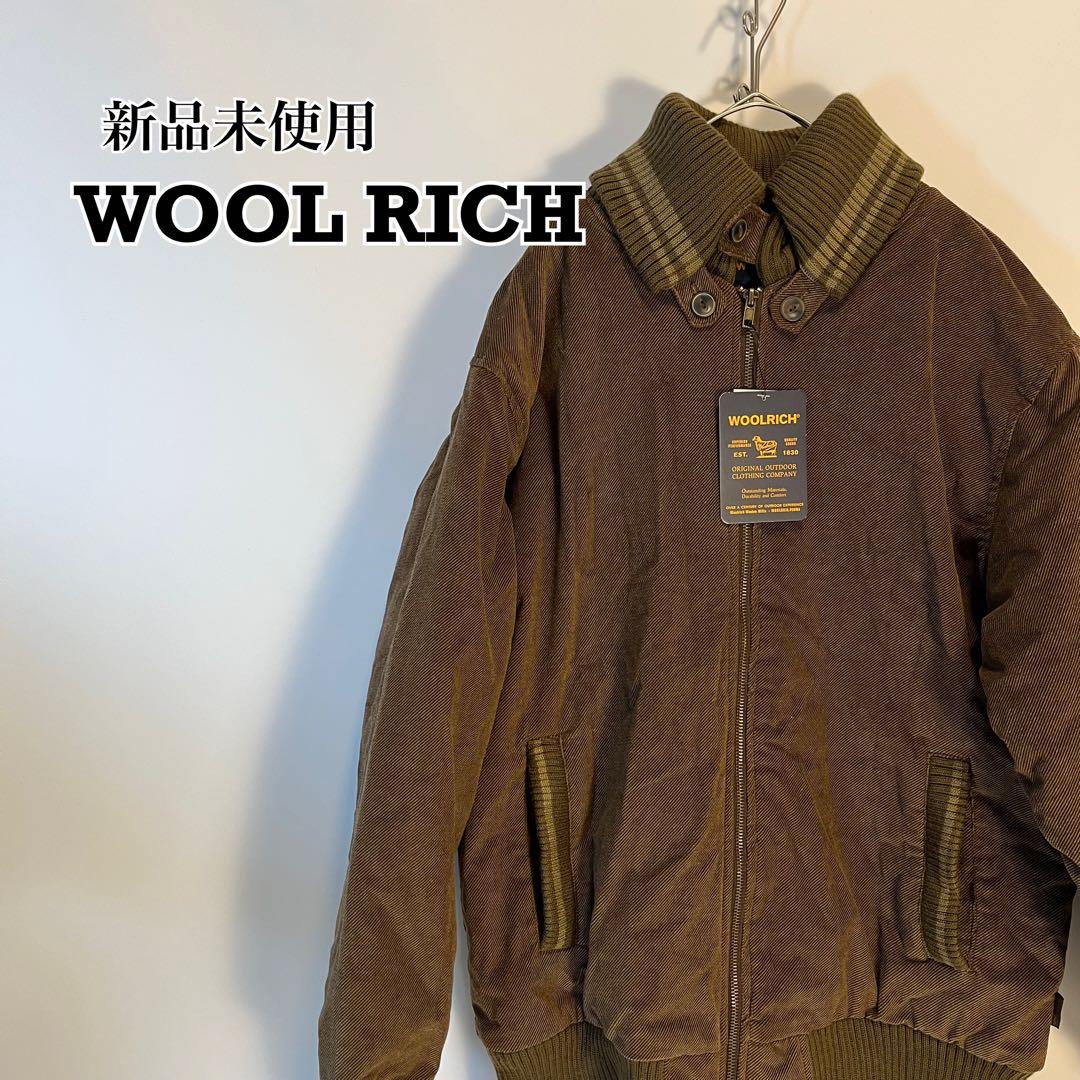 新品未使用　WOOL RICH 中綿ブルゾン　XLサイズ　裏地キルティング