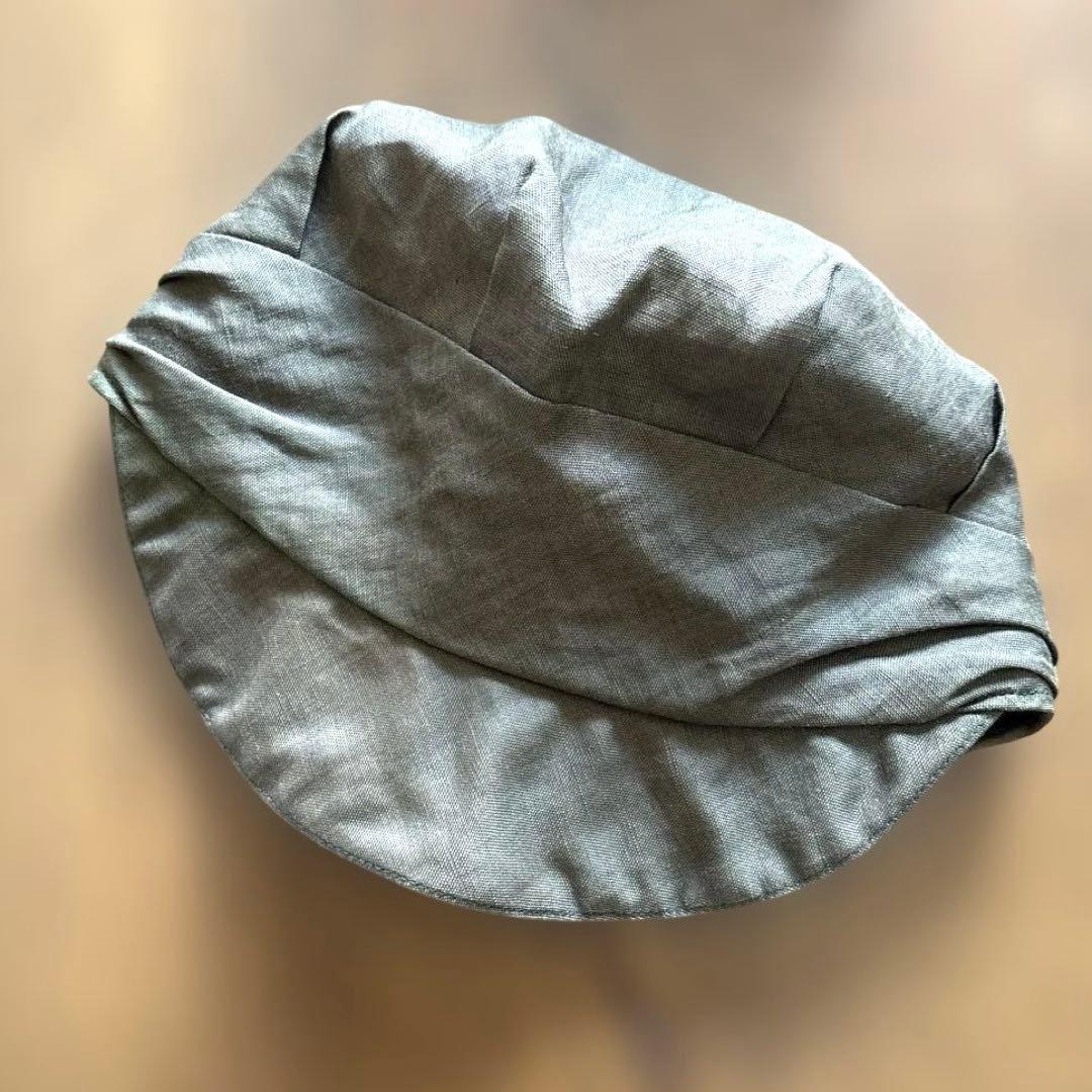 KIJIMA TAKAYUKI（キジマタカユキ）リネンワークキャップ　サイズ1