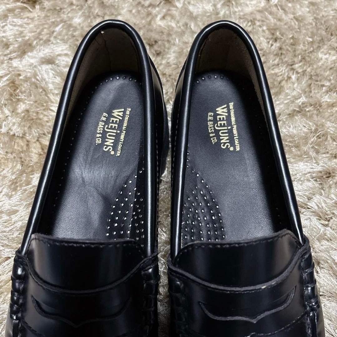 ロネ　G.H.BASS WEEJUNS ローファー 厚底 black