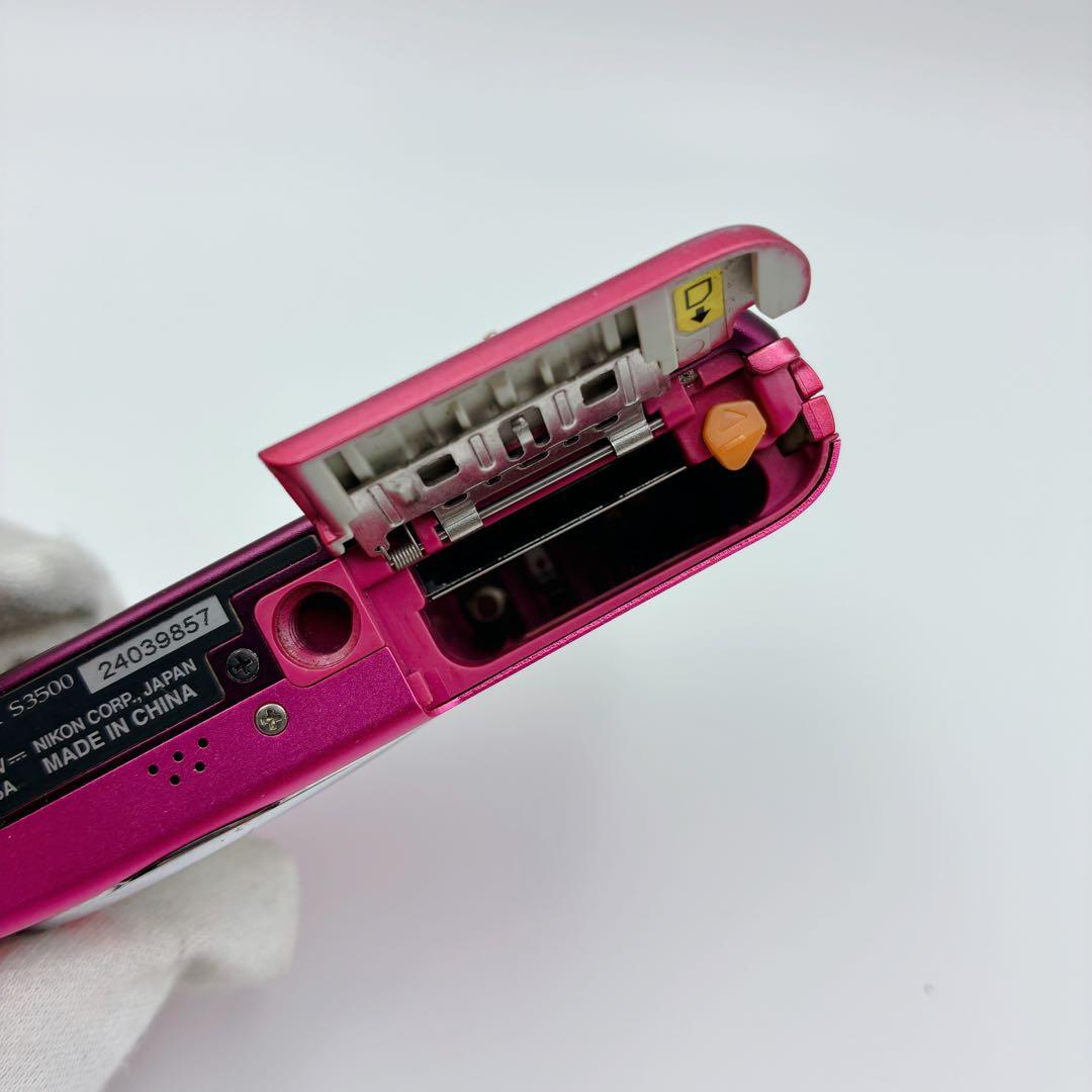 箱付き Nikon COOLPIX S3500 ピンク デジカメ 充電器