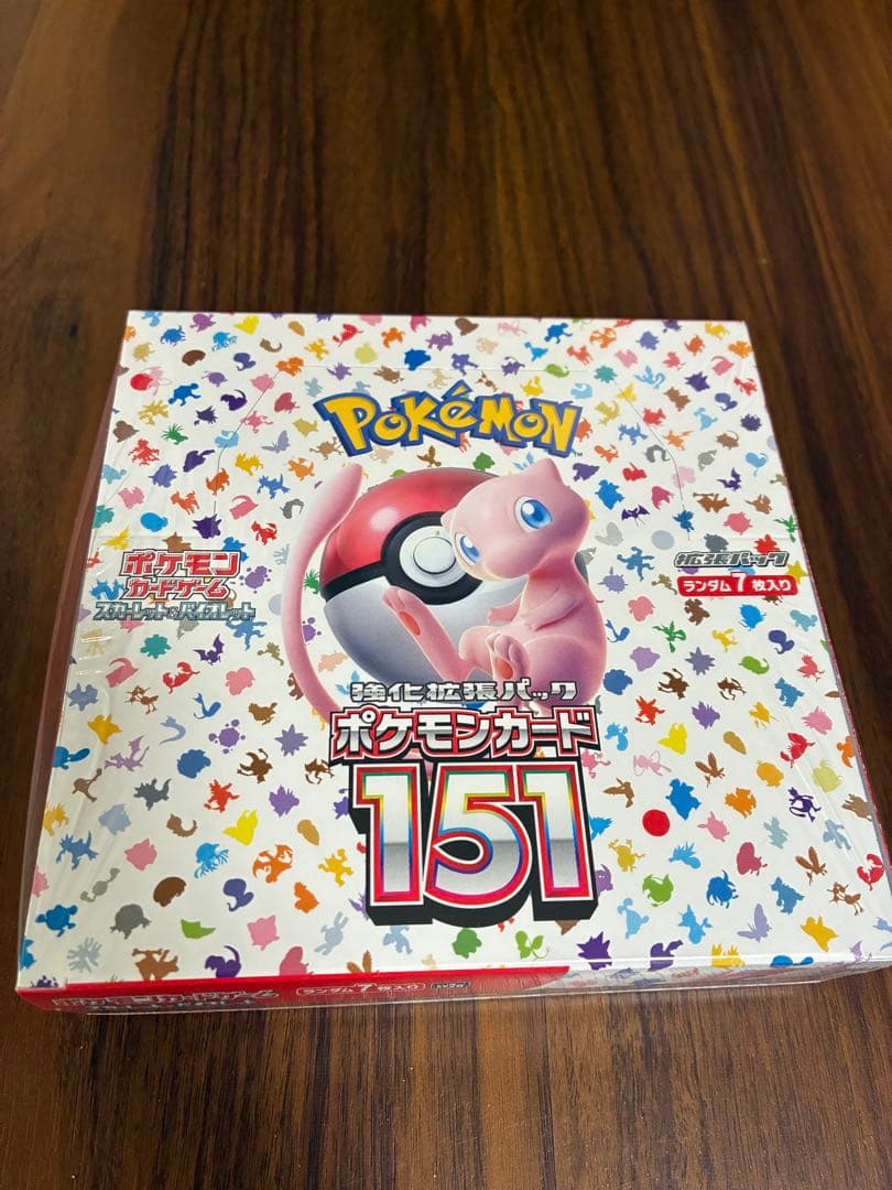 151 ポケモン box シュリンク付き　新品未開封　ポケカ　ボックス