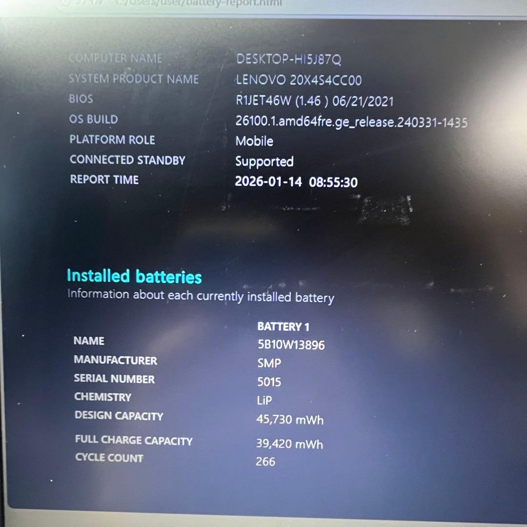 【美品】ThinkPad L15 Gen2 16GB i5Office付11世代