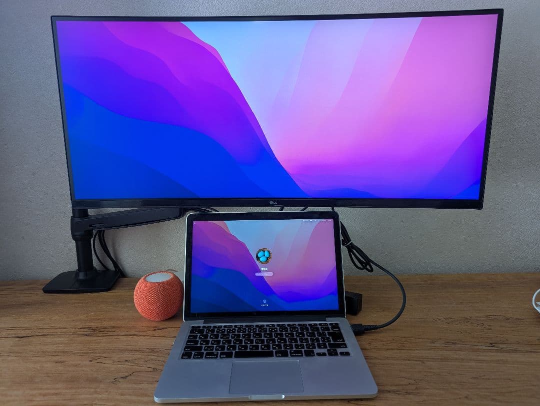LG 34インチ ウルトラワイドディスプレイ 本体