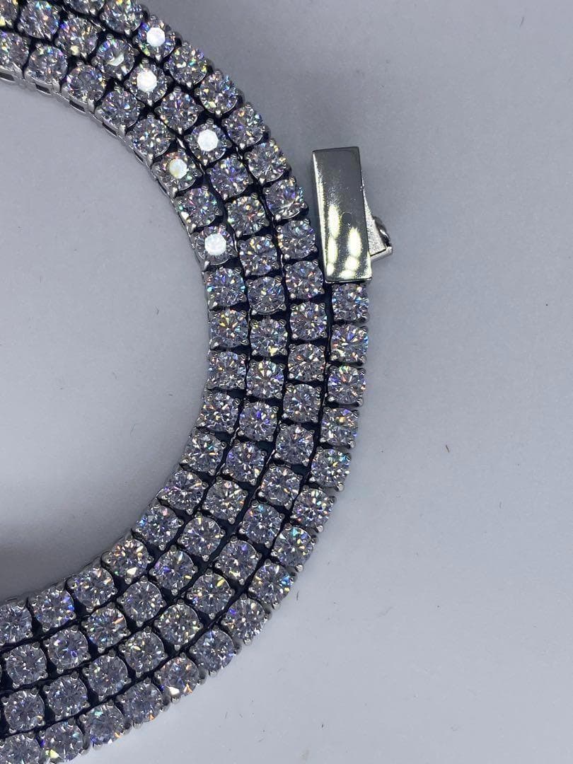 316Lステンレス　高級バックル　メンズテニスチェーン　3ミリ20\" LEX