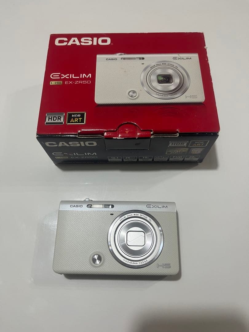 CASIO EXILIM EX-ZR50 ホワイト