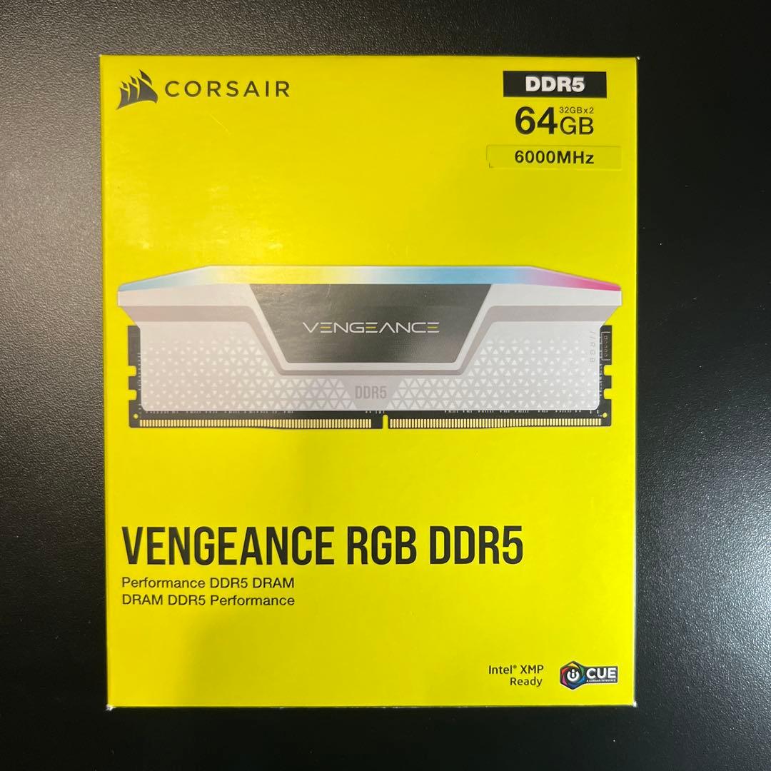 【しすか①】CORSAIR VENGEANCE RGB DDR5 32GB