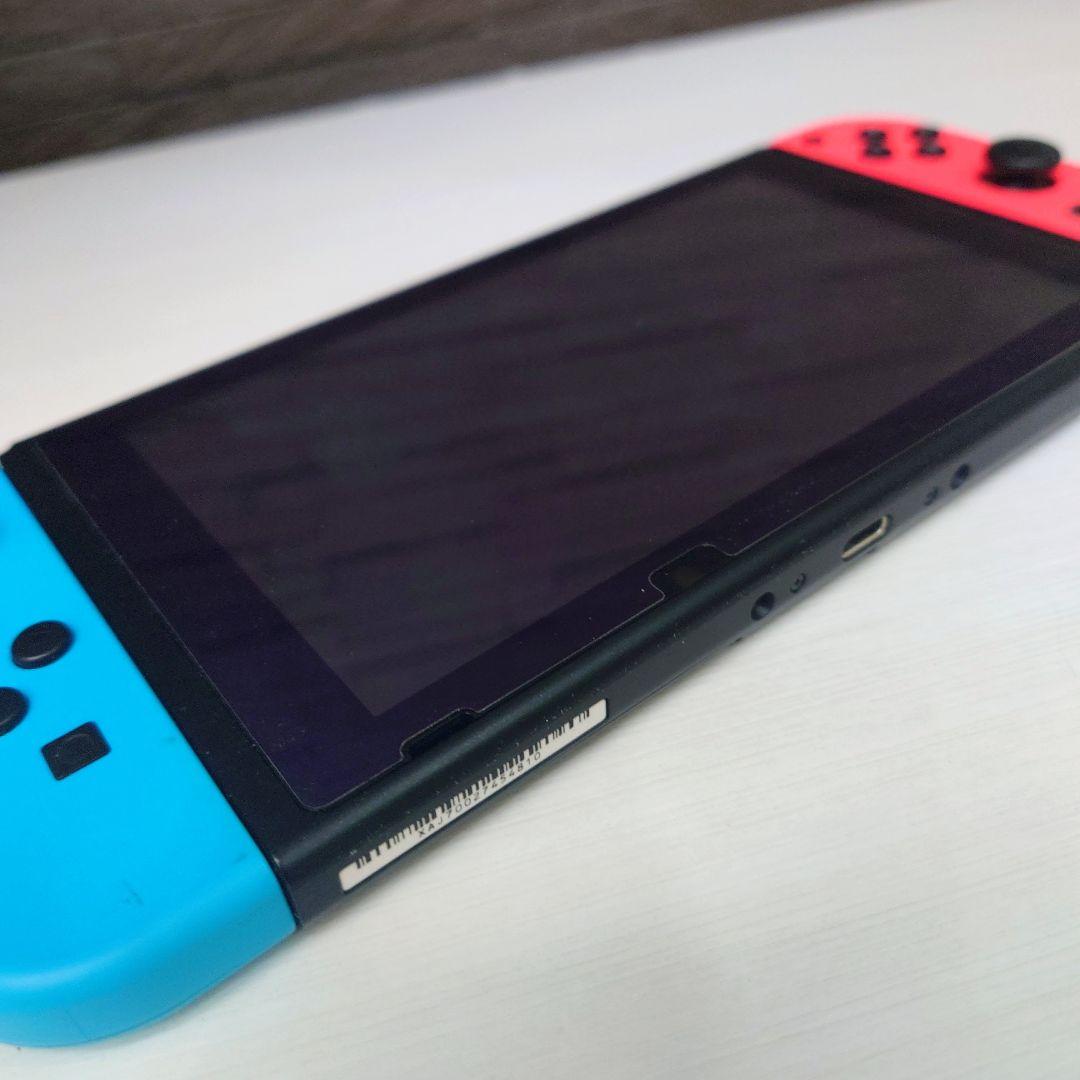 【未対策機】Switch 初期型 本体 左右ジョイコン SD64GB付 充電器無