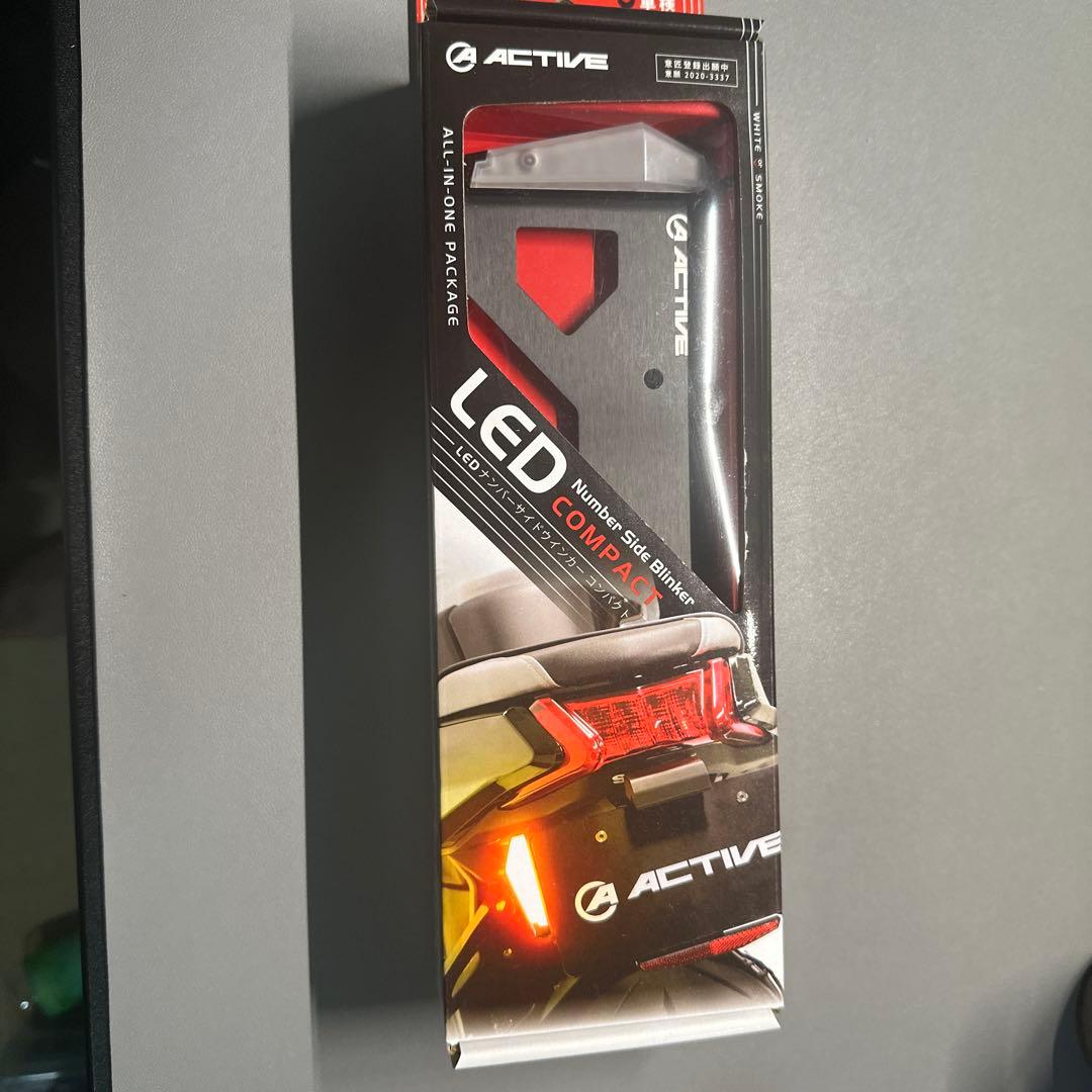 [新品] ACTIVE LEDナンバーサイドウインカー コンパクトクリアレンズ