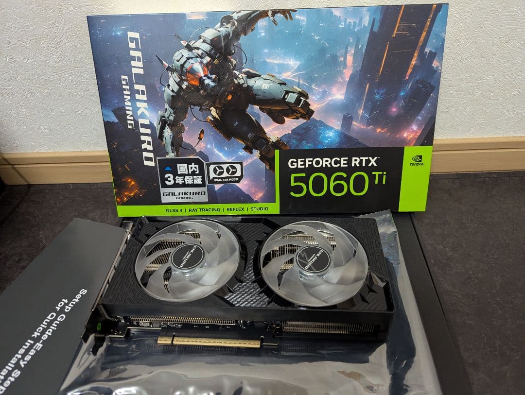GALAKURO GeForce RTX 5060ti 8g 本体