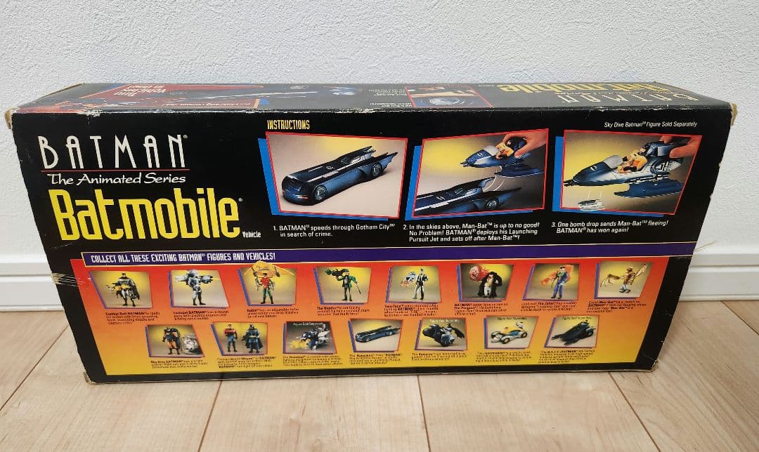 バットマン　フィギュア　Batman　Batmobile　ケナー 1993年