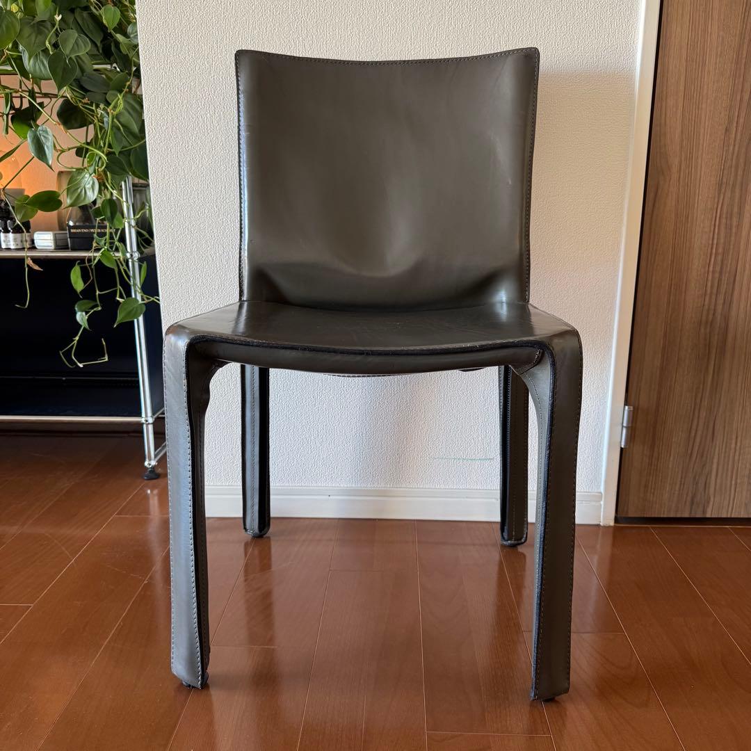 cassina カッシーナ 412 本革 ダイニングチェア ①セット売り