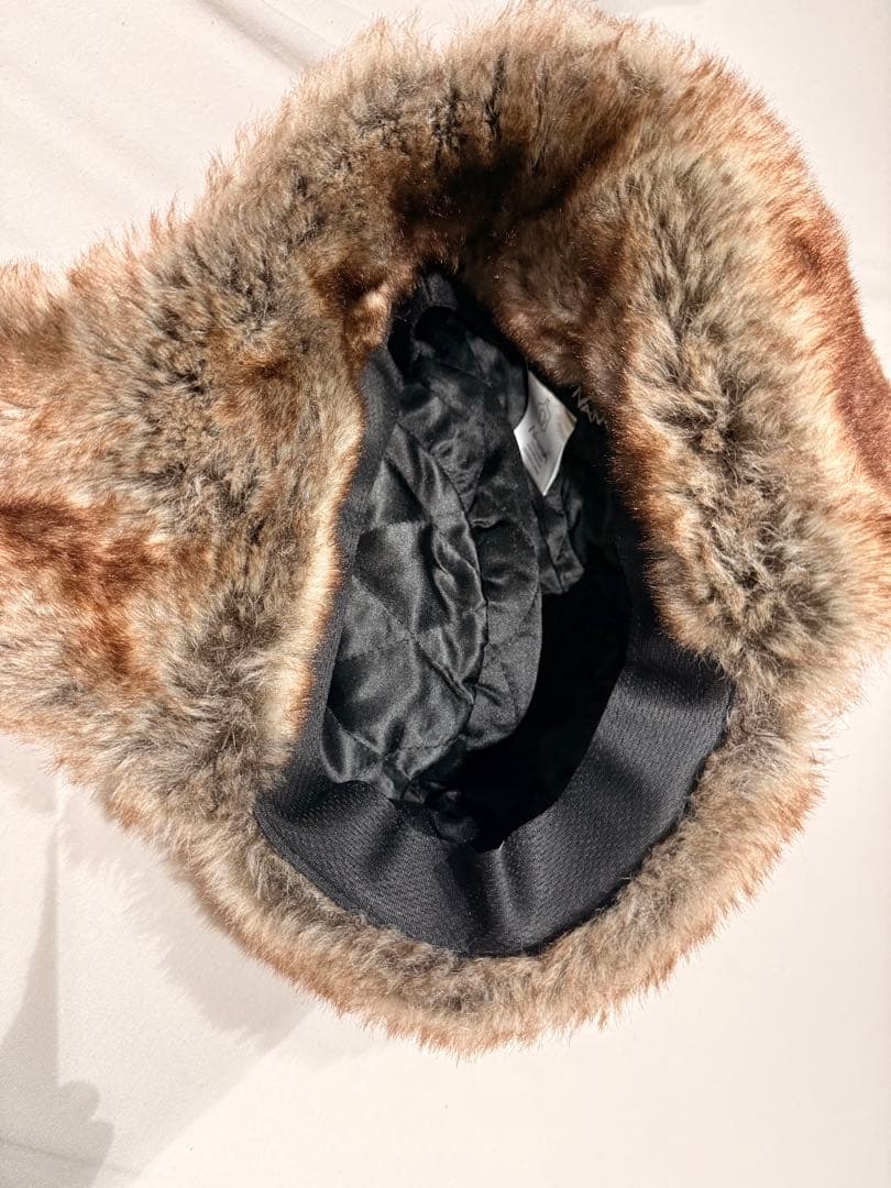 NANGA コーデュロイ フライトキャップ 黒