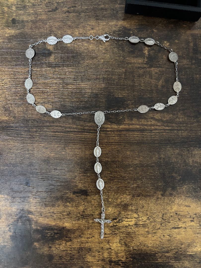 牛*様 DOLCE&GABBANA シルバー ロザリオスタイル ネックレス