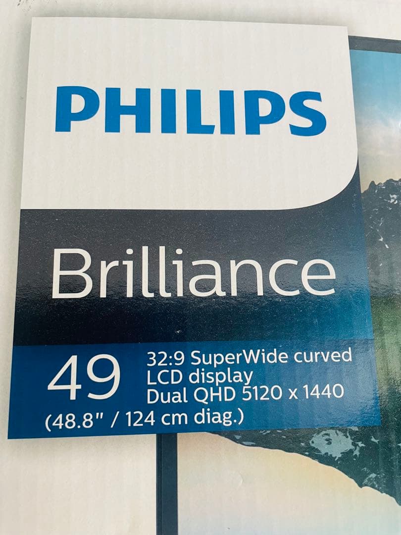PHILIPS 49インチ 曲面ディスプレイ モニター
