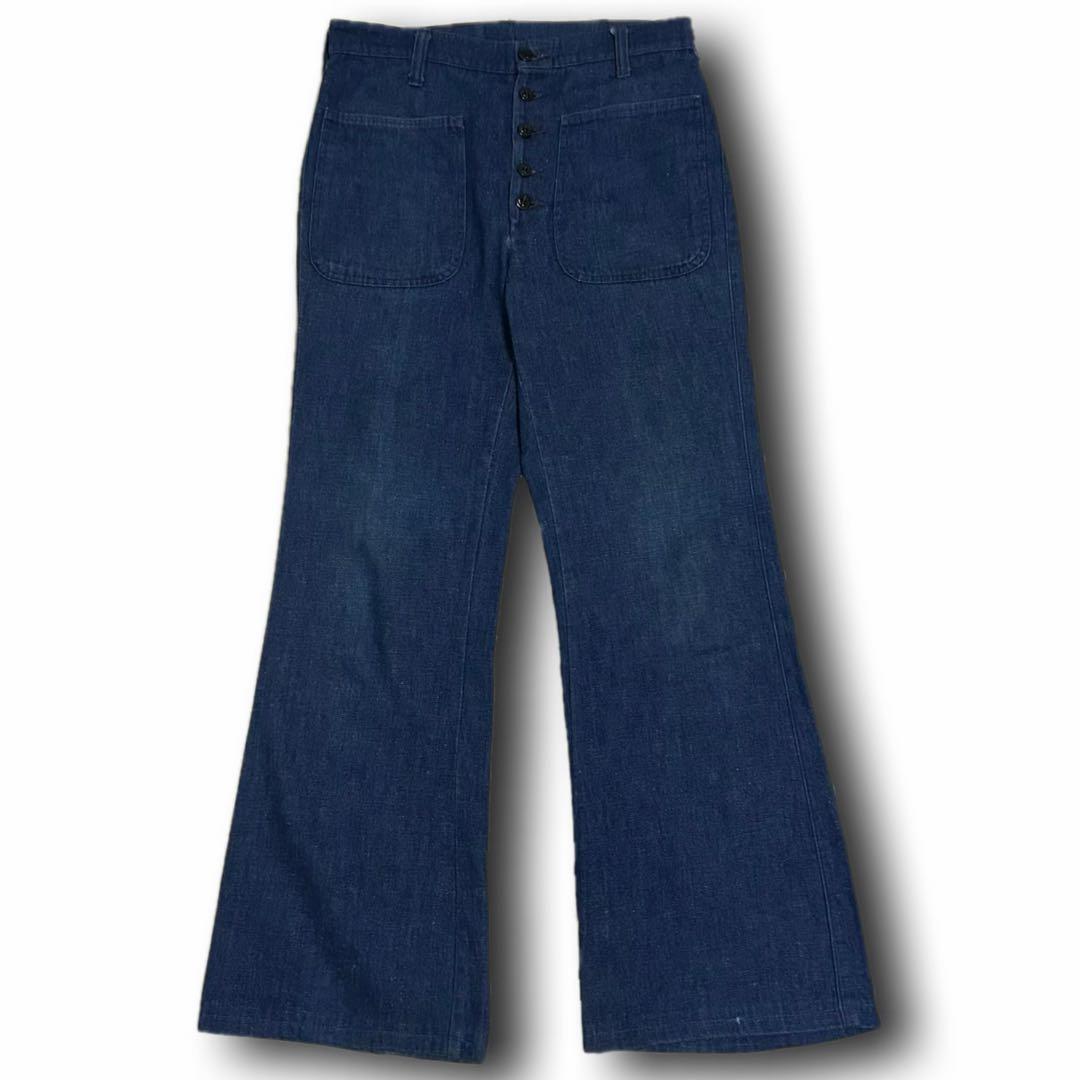 50s - 60s U.S NAVY セーラーパンツ W31相当 フレアデニム