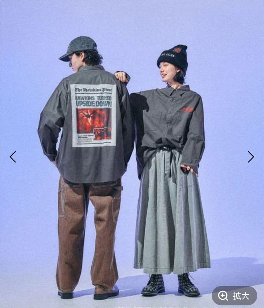 【STRANGER THINGS】コラボグラフィックシャツ