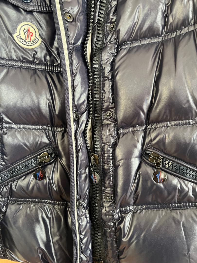 MONCLER ダウンジャケットネイビー綺麗な品物です。size1