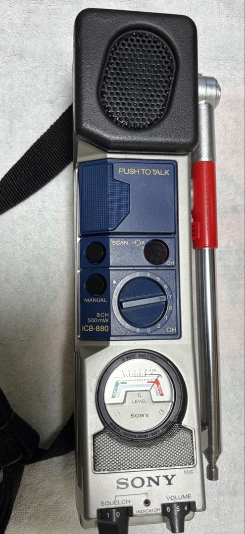 美品❗️ソニーＩＣＢ－８８０ 送受問題無し　 今月ＱＳＯ済み希少のＤＣ電源付けます