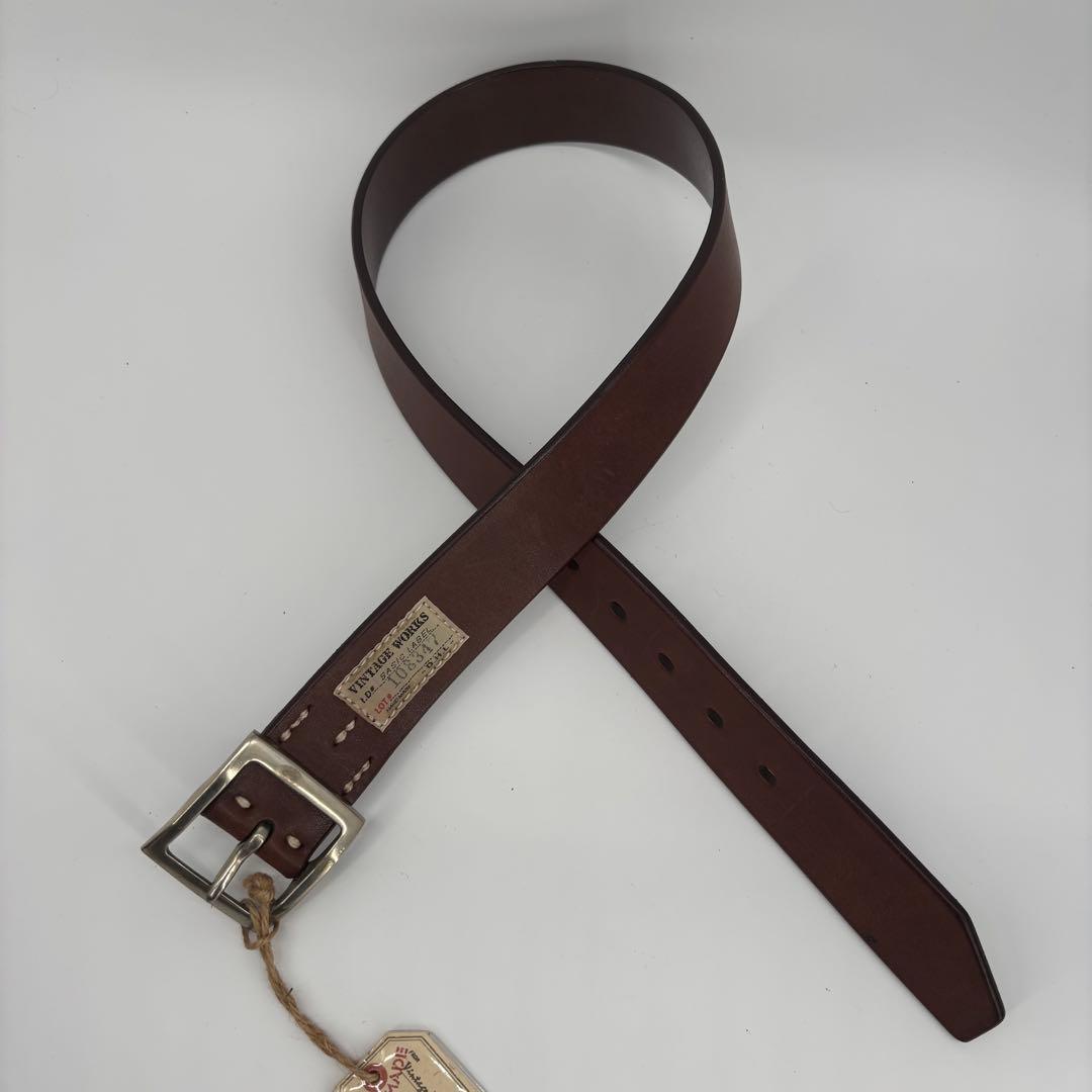 ヴィテージワークス ベルト 29/74 ブラウン レザー 本革 DH5647