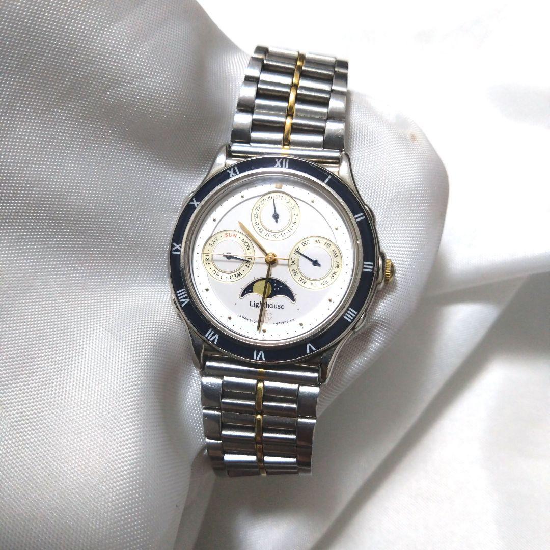 希少　CITIZEN　Lighthouse　ムーンフェイズ　クロノグラフ　稼働