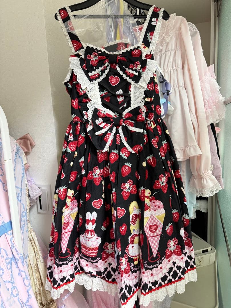 Angelic Pretty Lyrical Bunny Parlor 黒セット