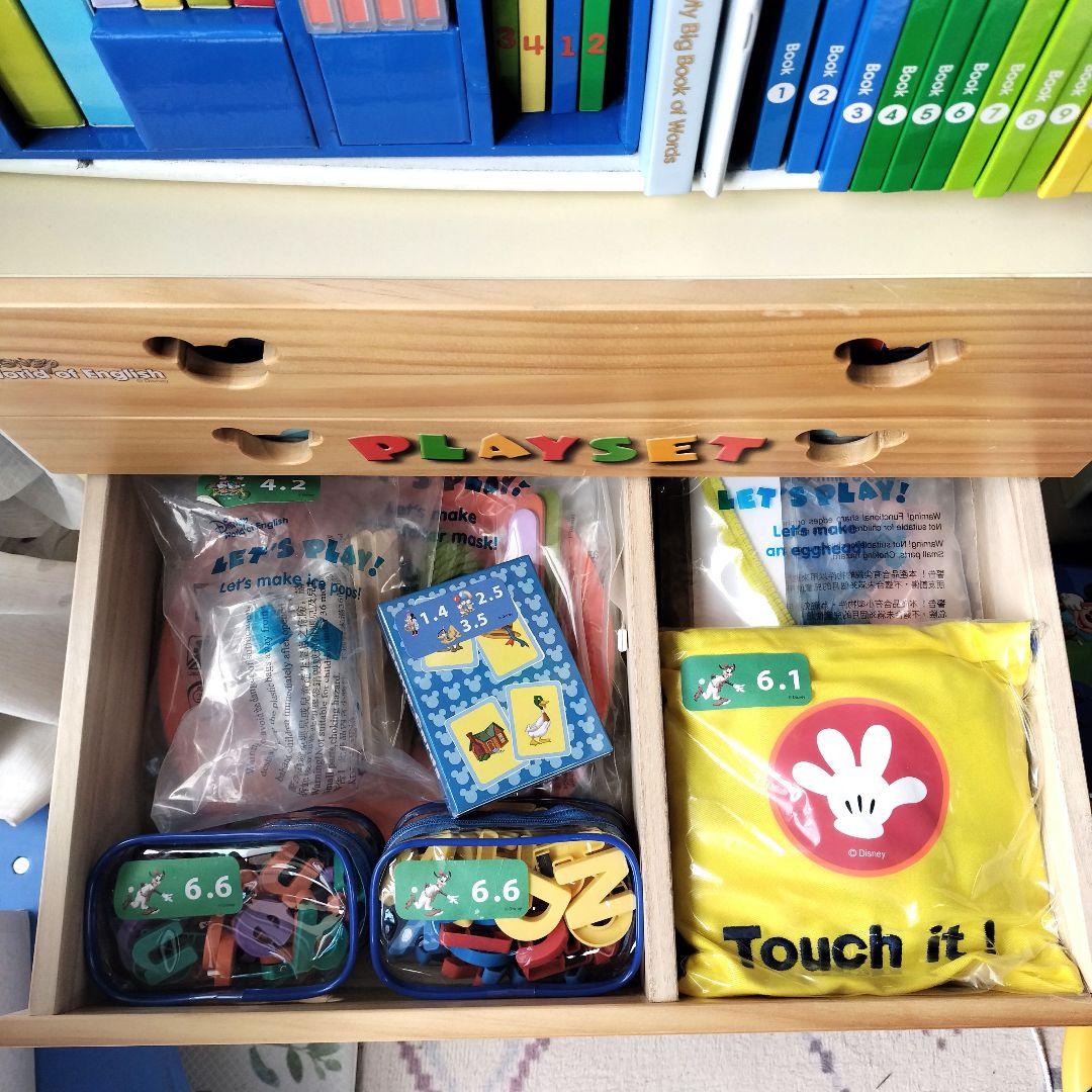 レッツプレイ フルセット ブルーレイ　ディズニー英語システム ワールドファミリー