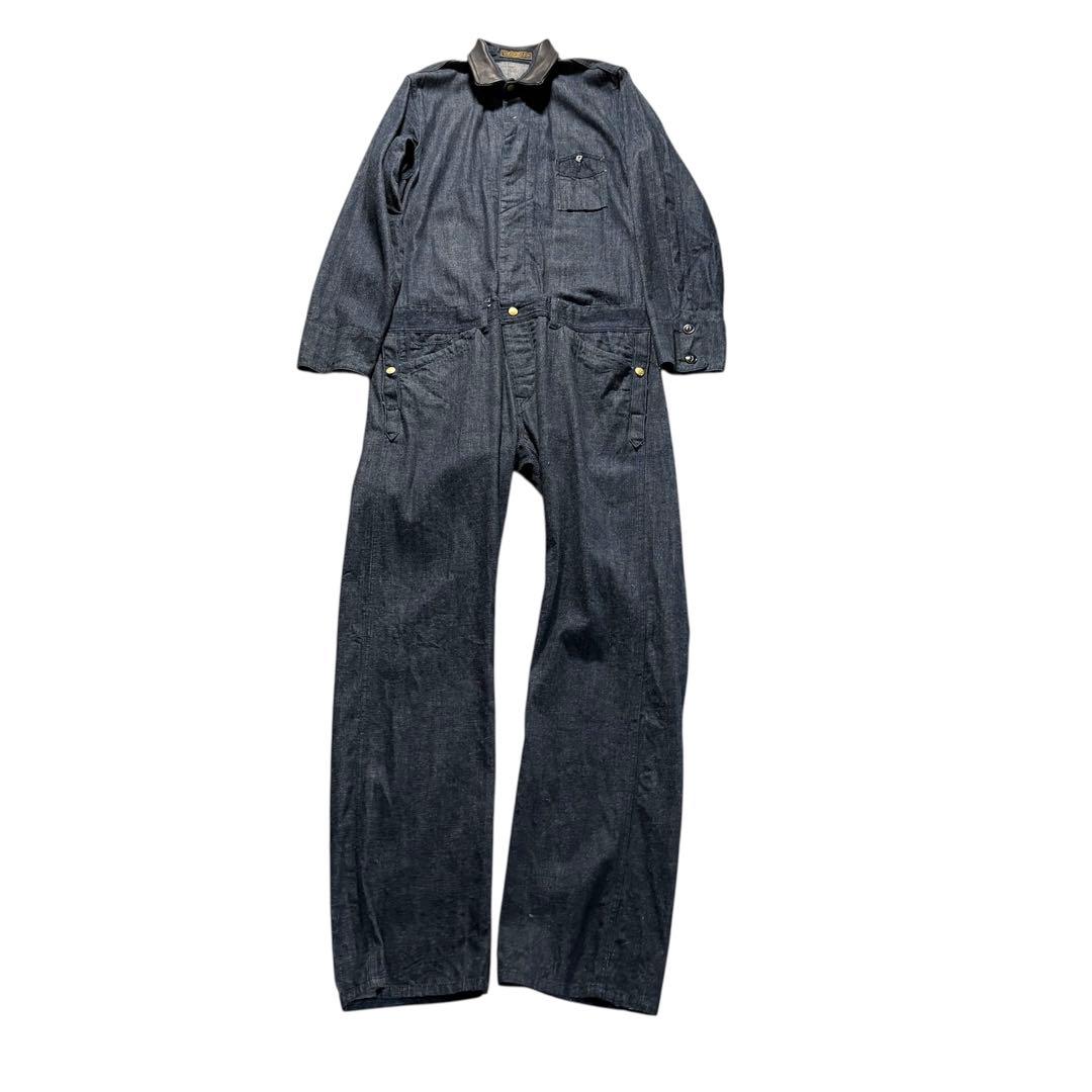 ロストコントロール　ルード　襟レザー　オーバーオール　つなぎ　　チバユウスケ