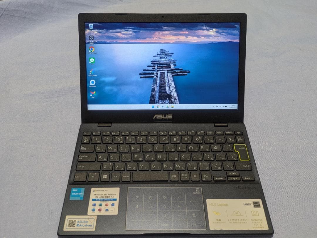 ASUS ノートパソコン E210KA ピーコックブルー