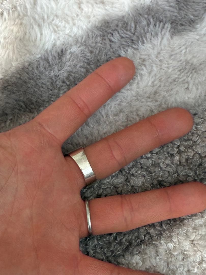 ライオンハート　シルバー 六角形リング エンブレム付き　23号