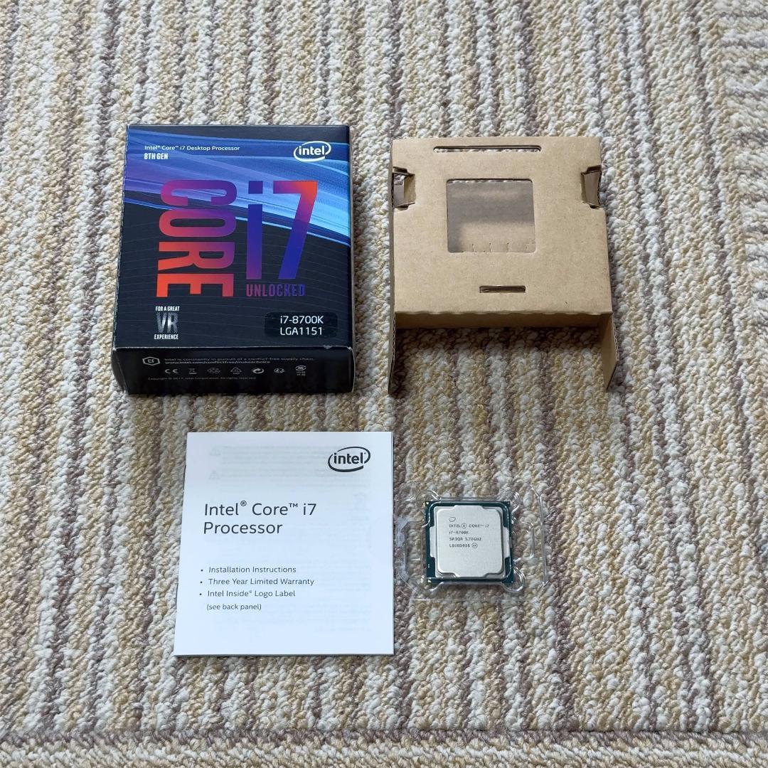 INTEL インテル CPU i7-8700K LGA1151