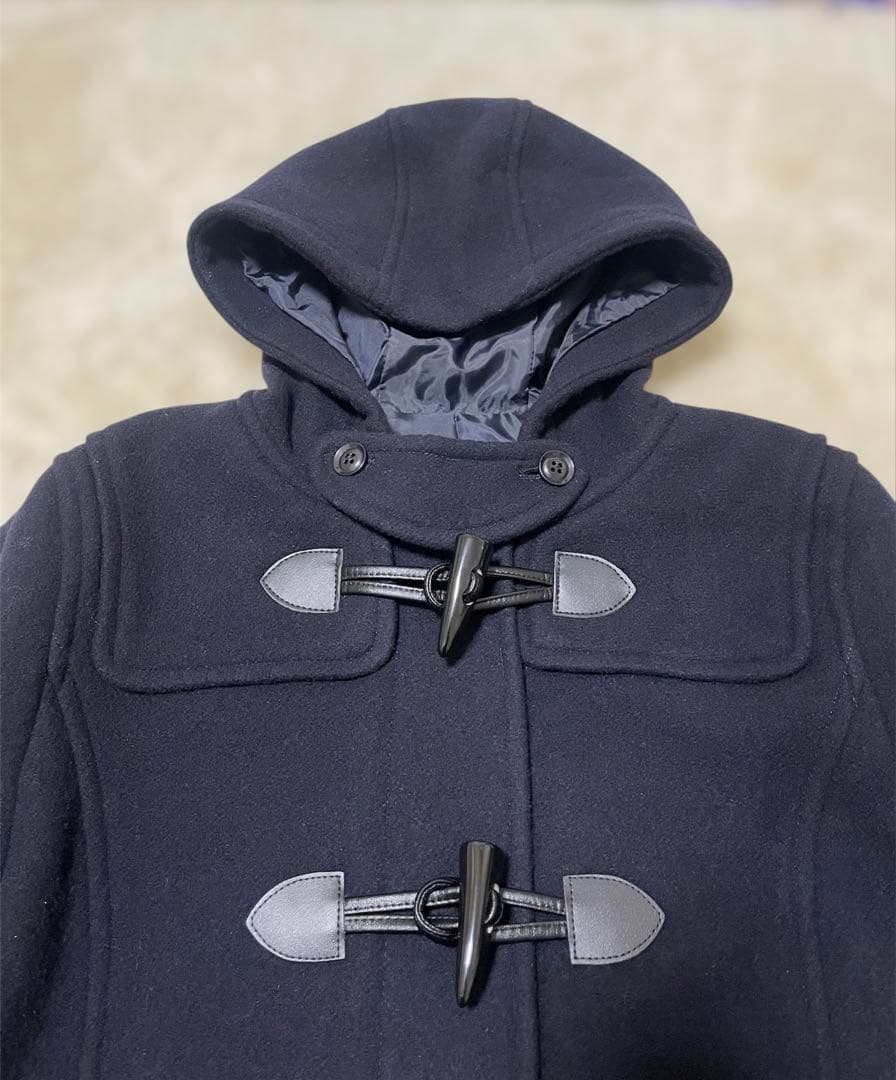 【新品】EASTBOY Venusダッフルコート　9号　ネイビー紺　ウール