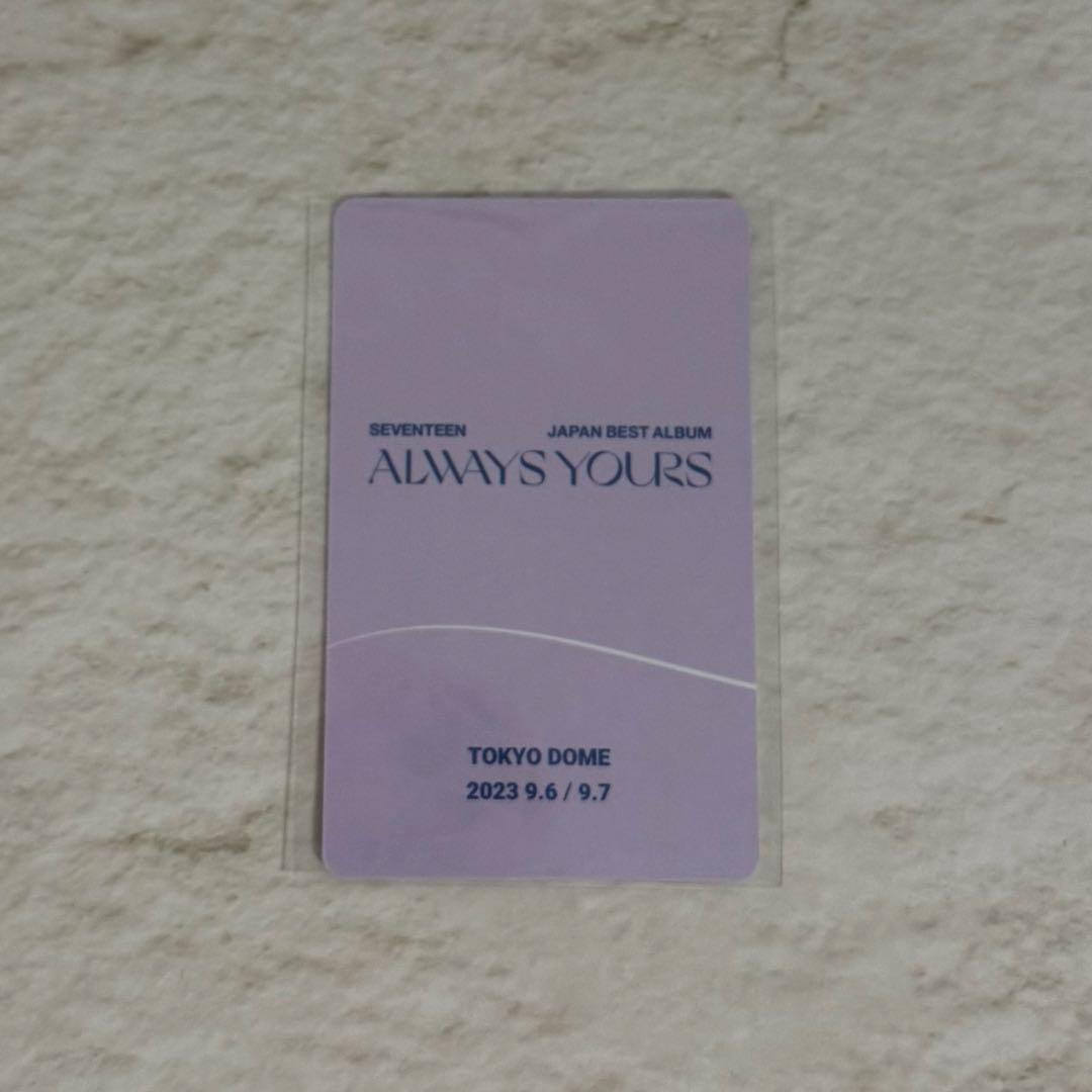 SEVENTEEN ALWAYS YOURS 東京 会場限定 トレカ ジョンハン