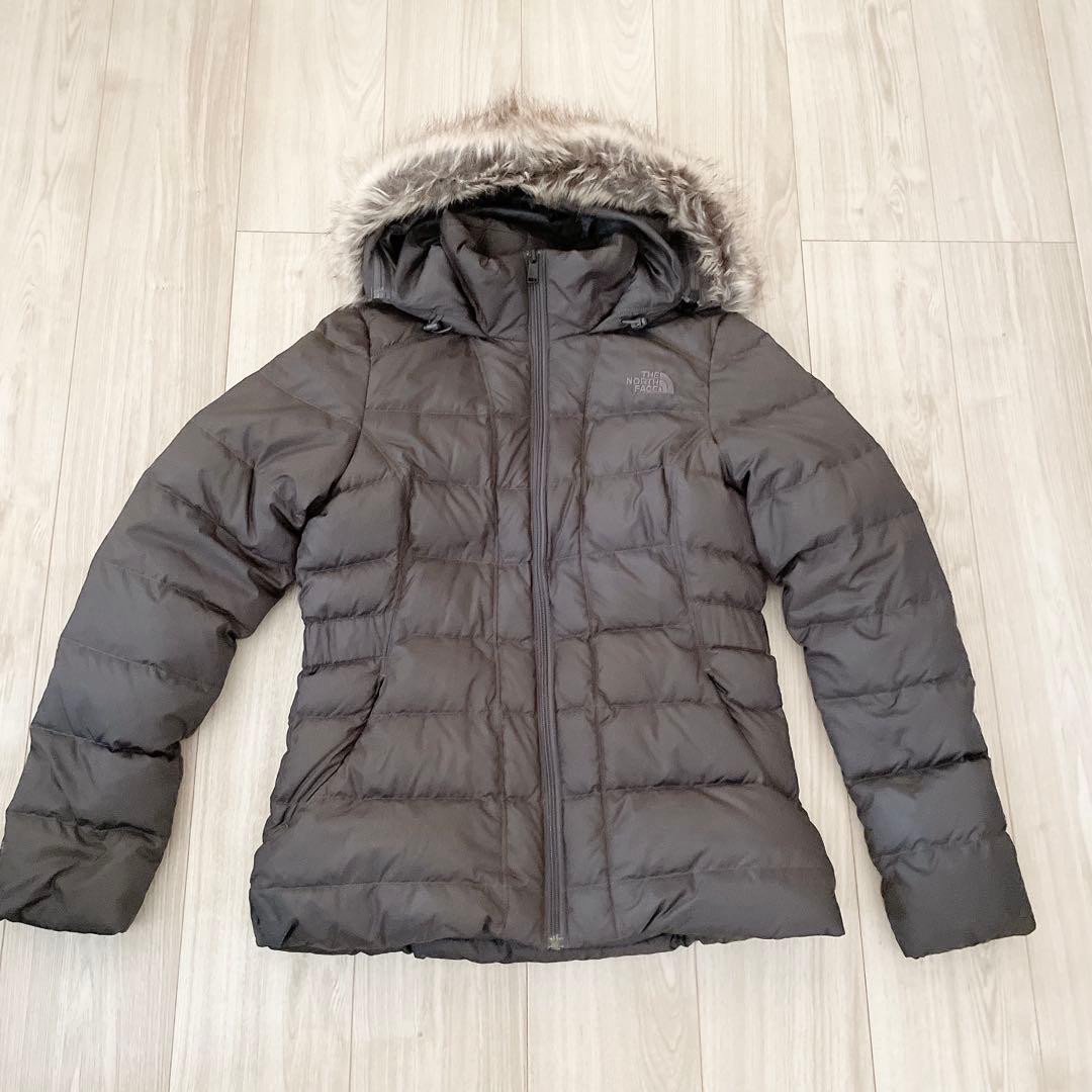 美品 THE NORTH FACE チャコールグレー ダウンジャケット L