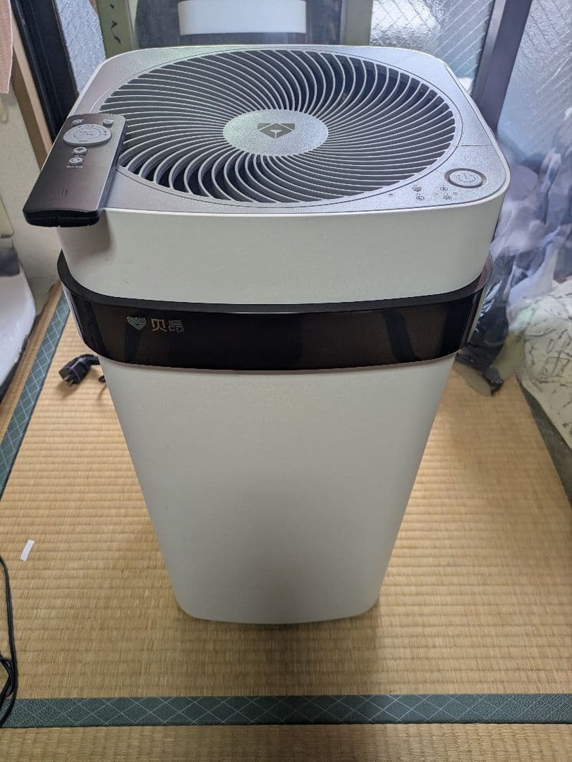 空気清浄機 　エアードッグx5s　デジタル表示 リモコン付き