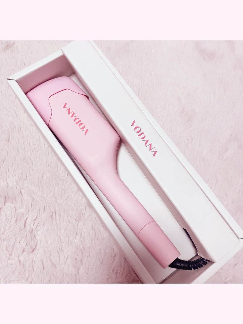 ボダナ VODANA トリプルフロウウェーブアイロン♥ピンク）♥32mm ♥
