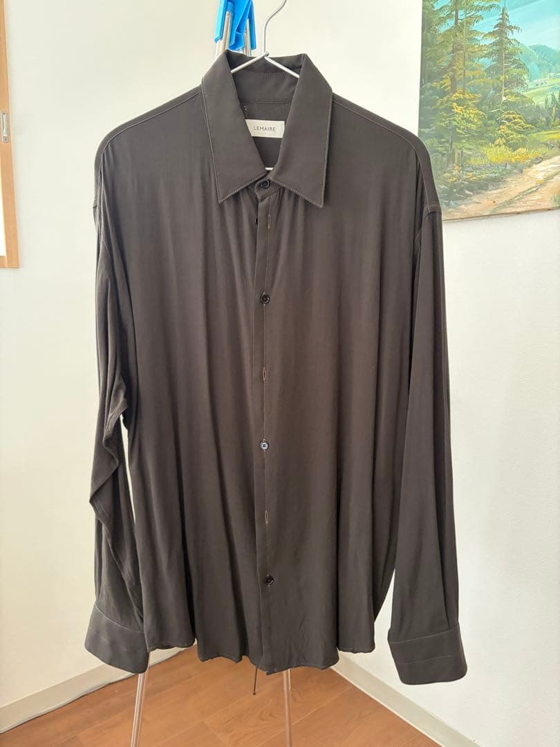 トップス LEMAIRE Shirt In Brown Viscose