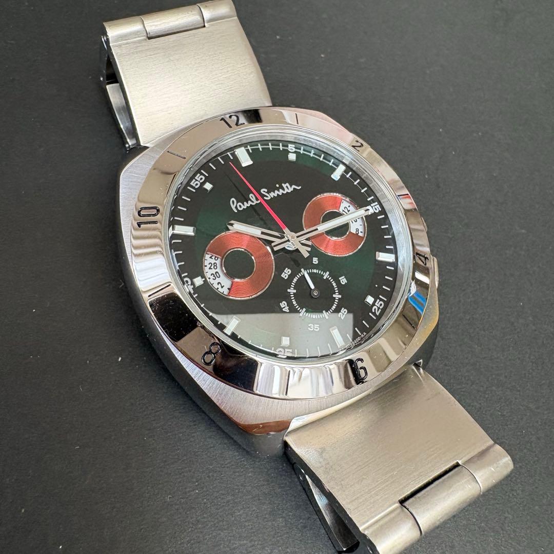 ポール・スミス クォーツ腕時計 クロノグラフ